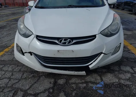 2012 Hyundai Elantra Gls from USA, damaged, VIN 5NPDH4AEXCH078773